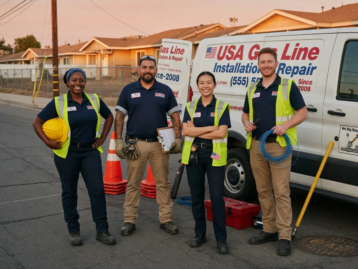Gas Line Installation company in Shirley, IL